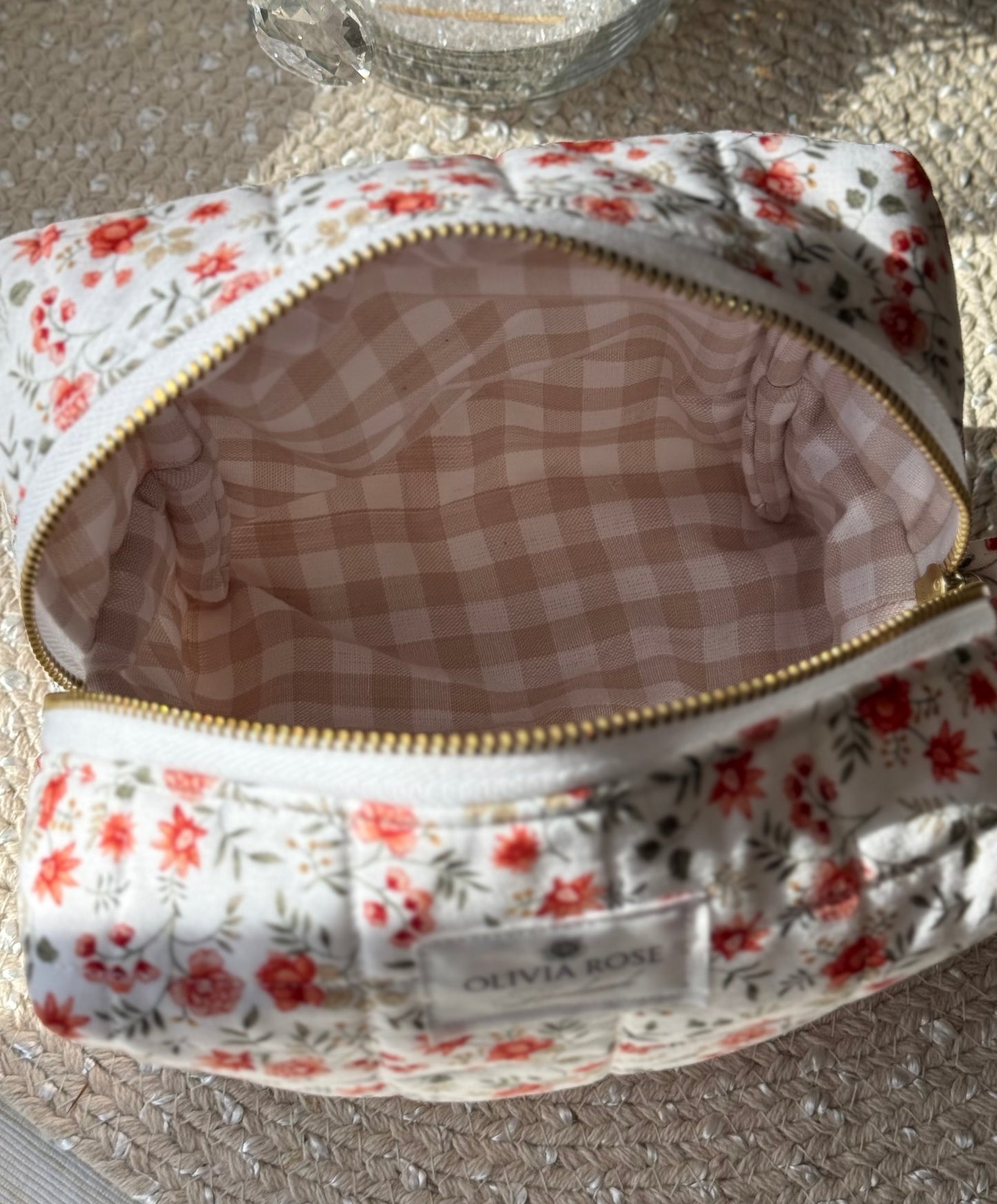Autumn Floral Medium Makeup Bag