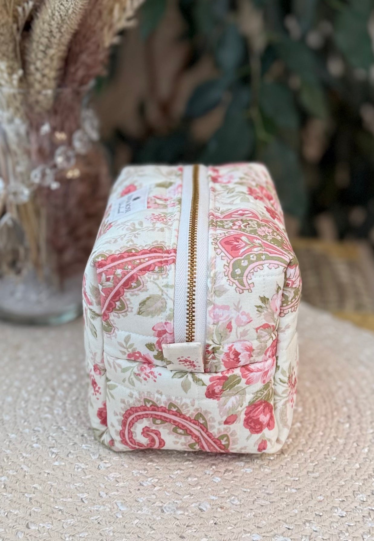 Vintage Paisley Medium Makeup Bag