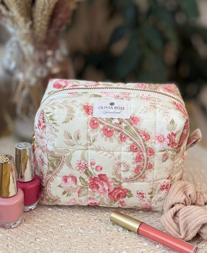 Vintage Paisley Medium Makeup Bag