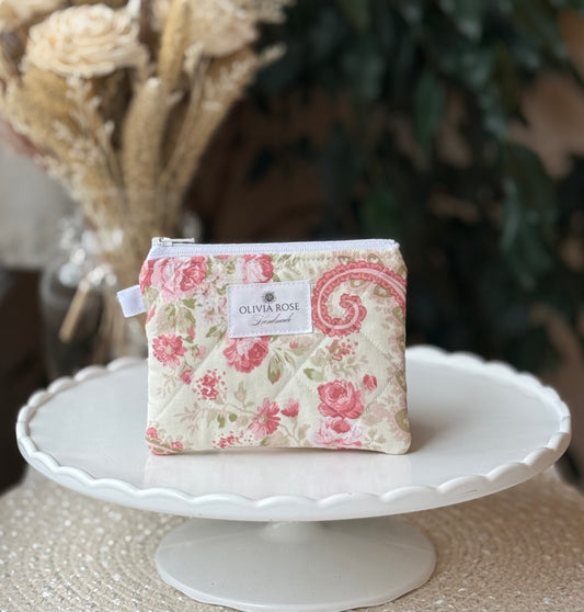 Vintage Paisley Quilted Wallet