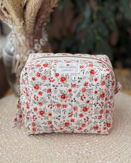 Autumn Floral Medium Makeup Bag