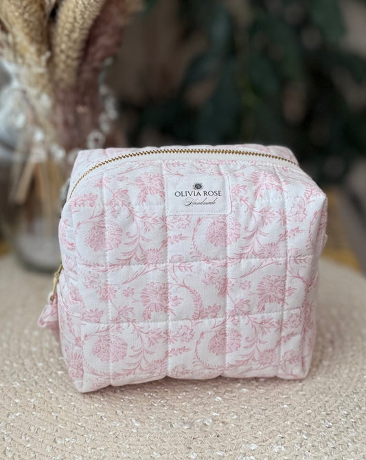 Medium Pink Filigree Carry All Bag
