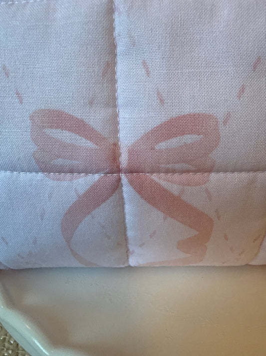 Large Pink Bows Carry All Bag