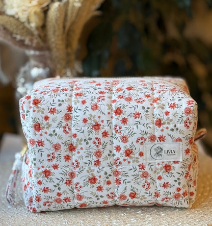 Autumn Floral Large Makeup Bag