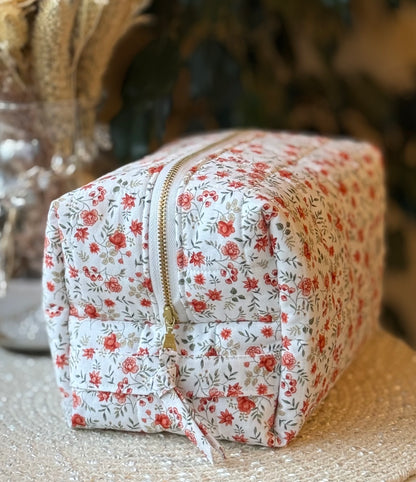 Autumn Floral Large Makeup Bag