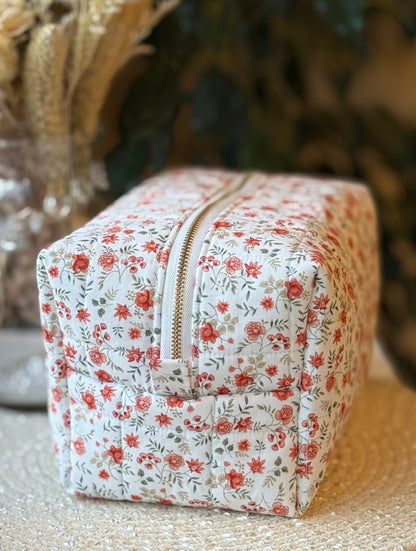 Autumn Floral Large Makeup Bag