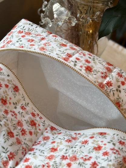 Autumn Floral Large Makeup Bag