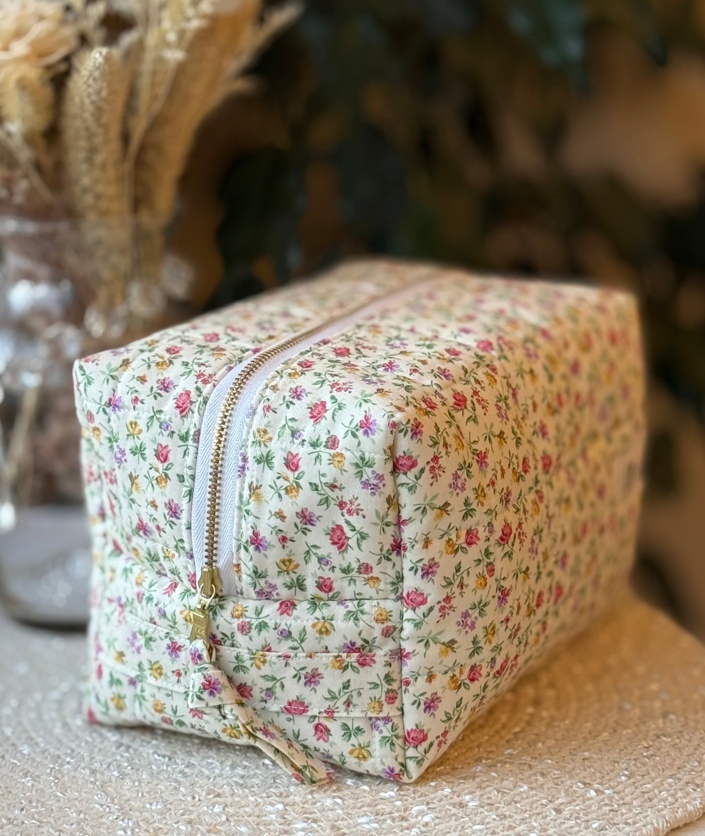 Multi Mini Floral Large Makeup Bag