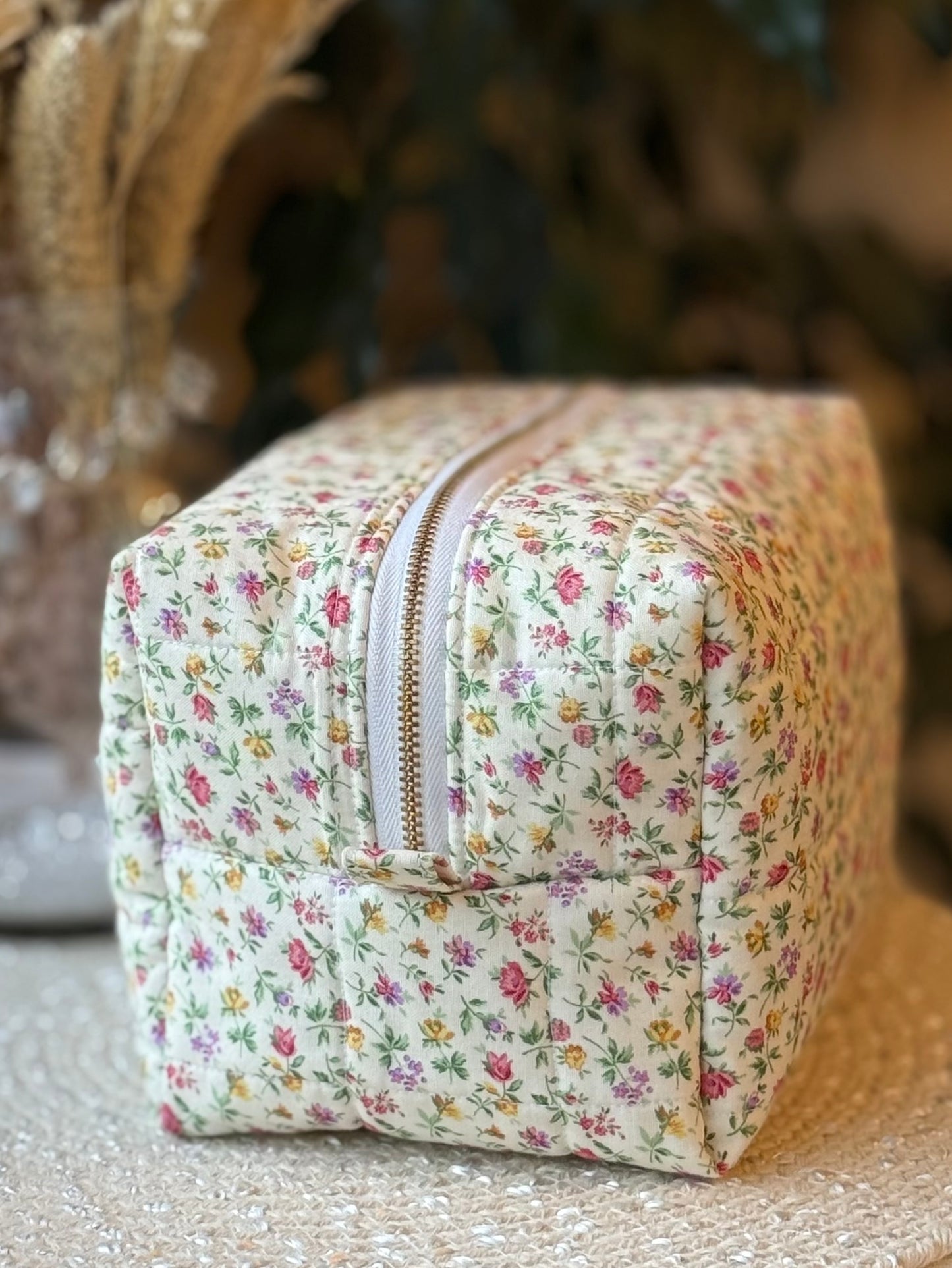 Multi Mini Floral Large Makeup Bag