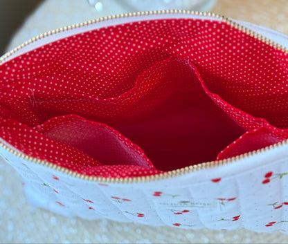 Cherries Medium Toiletries Bag