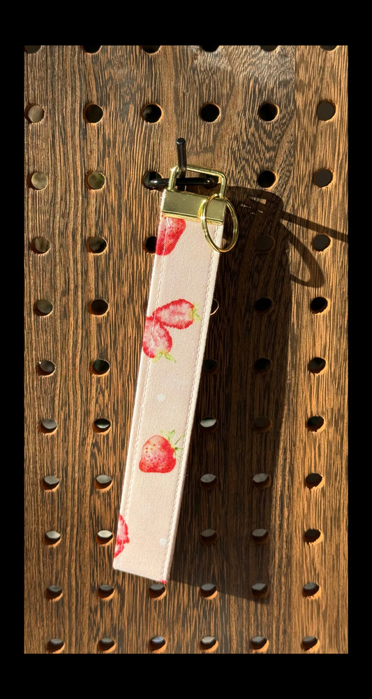 Strawberries Wristlet