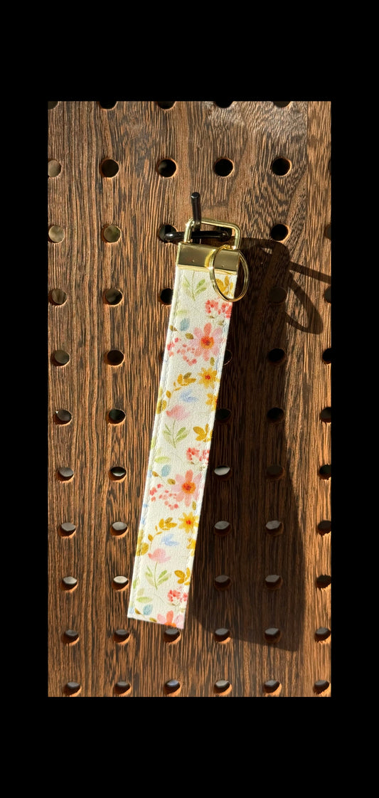 Summer Floral Wristlet