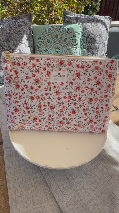 Autumn Floral Medium Toiletries Bag